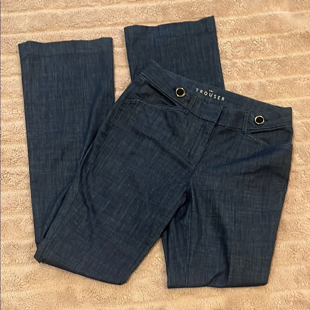 WHBM Dark Trouser Jeans size 2